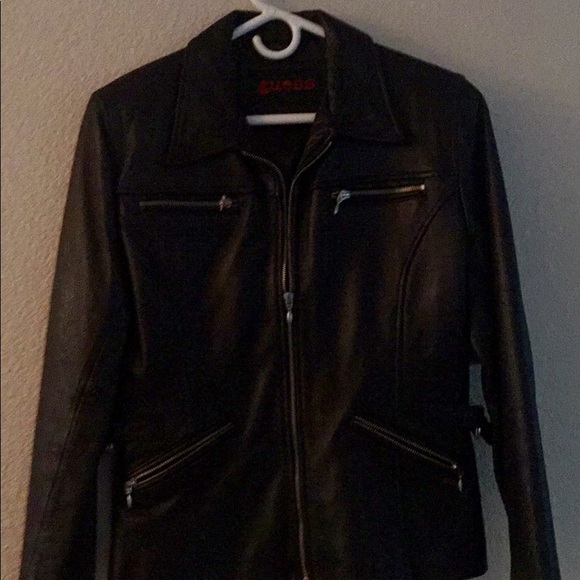 Women’s Guess Leather Jacket - Picture 2 of 5